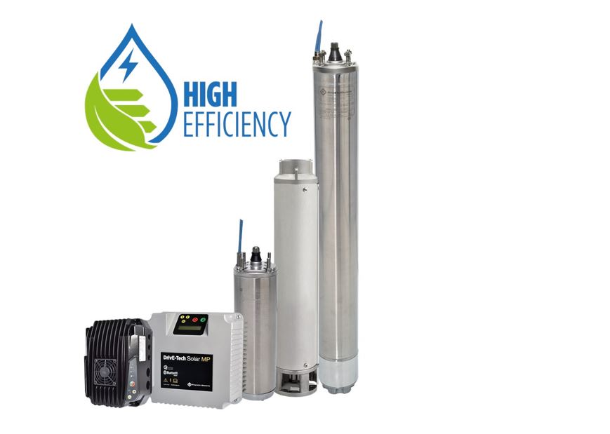 High Efficiency Solar Pump 4" Etech Franklin Electric Geoquip Water